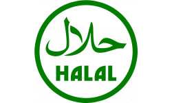 produit Halal - 10x10cm - Sticker/autocollant