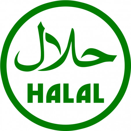 produit Halal - 10x10cm - Sticker/autocollant
