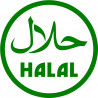 produit Halal - 10x10cm - Sticker/autocollant