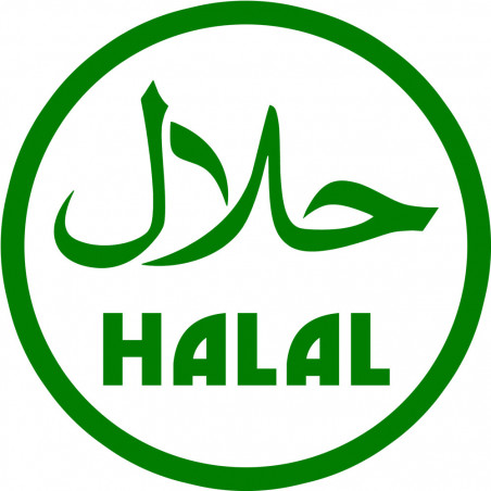 produit Halal - 20x20cm - Sticker/autocollant