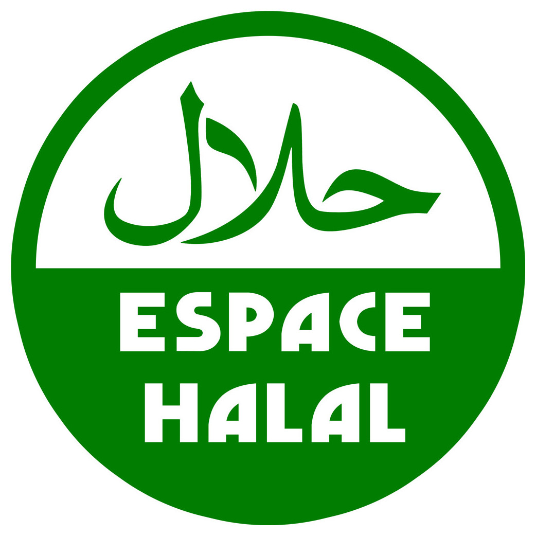 Espace Halal - 5x5cm - Sticker/autocollant