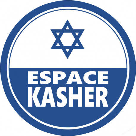 Kasher Espace - 5x5cm - Sticker/autocollant