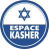 Kasher Espace - 10x10cm - Sticker/autocollant