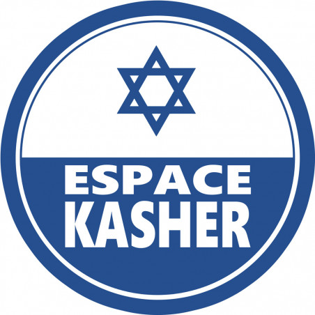 Kasher Espace - 15x15cm - Sticker/autocollant