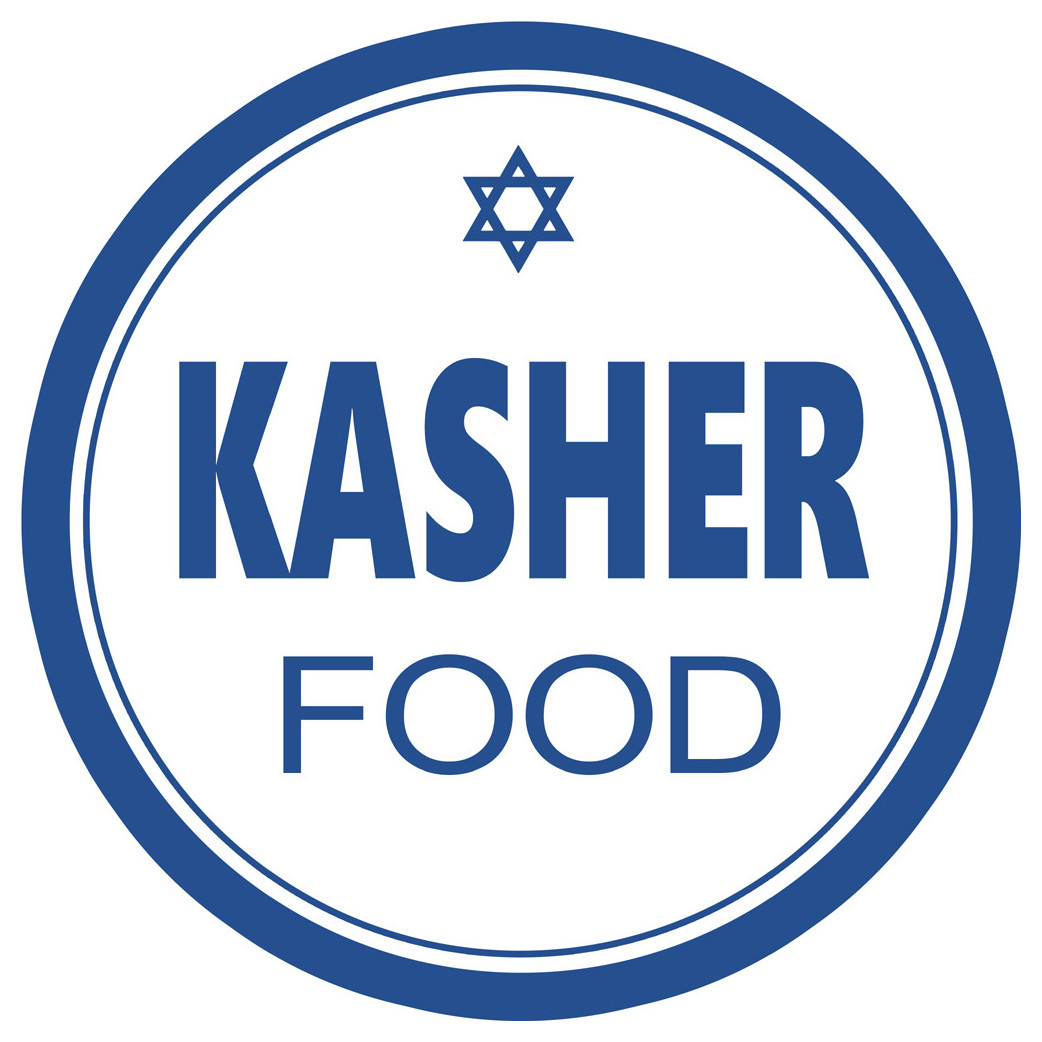 Nourriture Kasher - 15x15cm - Sticker/autocollant