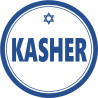 Kasher - 10x10cm - Sticker/autocollant