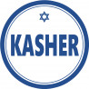 Kasher - 20x20cm - Sticker/autocollant