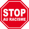 racisme STOP - 5x5cm - Sticker/autocollant