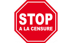 censure - 10x10cm - Sticker/autocollant