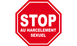 stop au harcèlement sexuel - 10x10cm - Sticker/autocollant