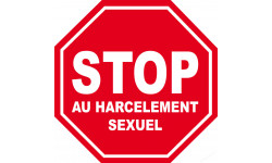 harcèlement sexuel STOP - 15x15cm - Sticker/autocollant