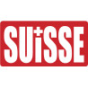  croix Suisse - 10x5cm - Sticker/autocollant