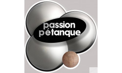 passion pétanque - 5x5cm - Sticker/autocollant