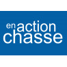 en action de chasse - 15x10cm - Sticker/autocollant