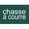 chasse à courre vert - 10x6.5cm - Sticker/autocollant