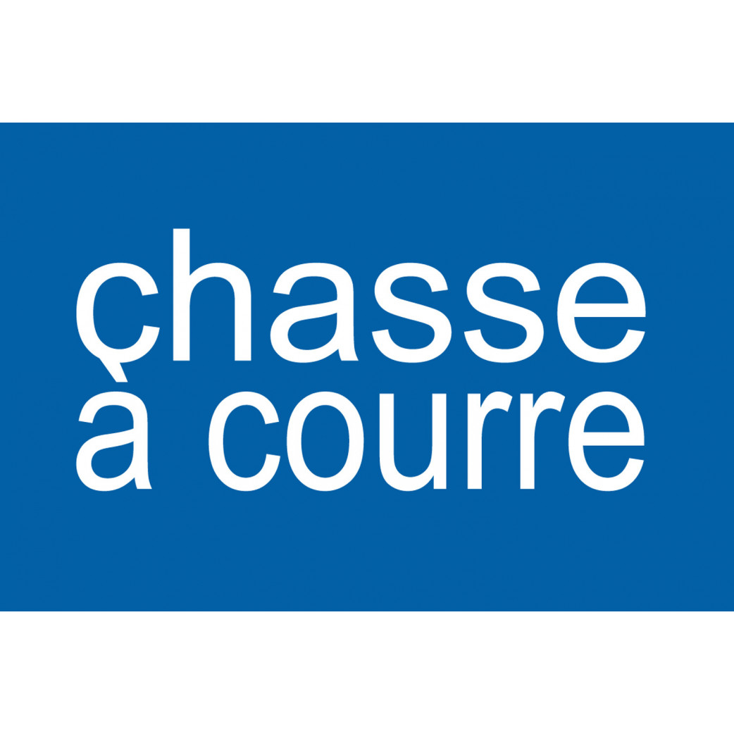chasse à courre - 15x10cm - Sticker/autocollant