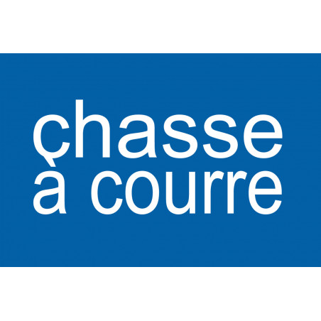 chasse à courre - 15x10cm - Sticker/autocollant