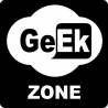 zone geek wifi - 10x10cm - Sticker/autocollant