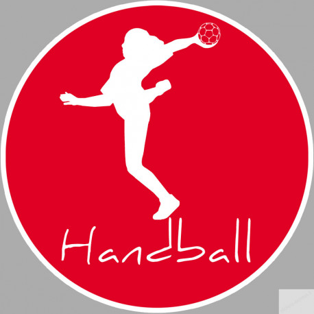 Handball - 10cm - Sticker/autocollant