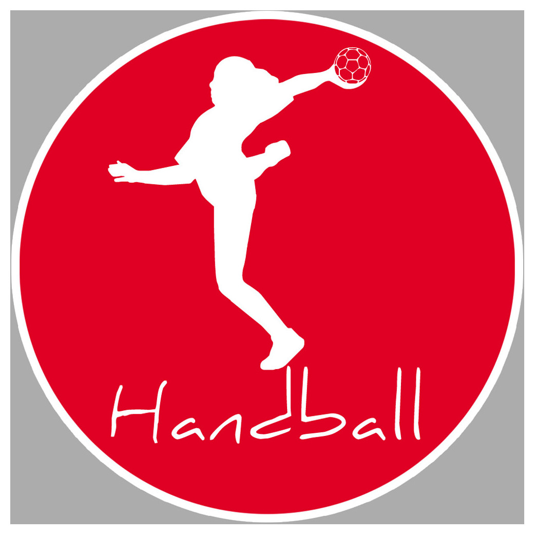 Handball - 20cm - Sticker/autocollant