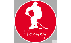 hockey - 10cm - Sticker/autocollant