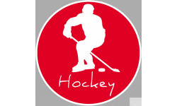 hockey - 20cm - Sticker/autocollant
