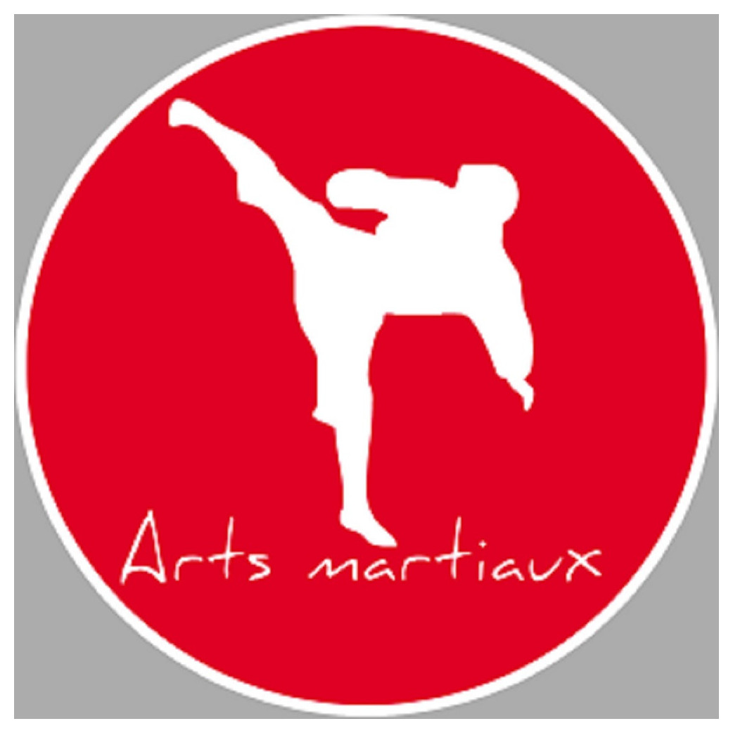 Arts martiaux série 5 - 5cm - Sticker/autocollant