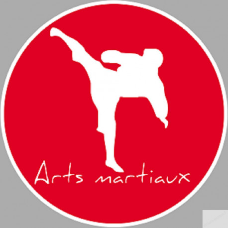 Arts martiaux série 5 - 5cm - Sticker/autocollant