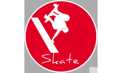 skatepark - 10cm - Sticker/autocollant