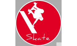skatepark - 15cm - Sticker/autocollant