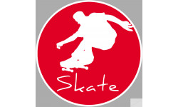 Skateboard - 10cm - Sticker/autocollant