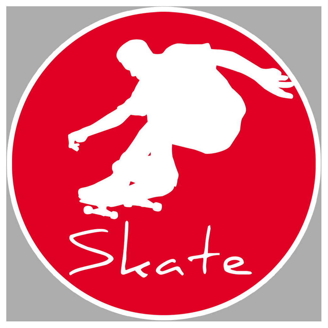 Skateboard - 20cm - Sticker/autocollant