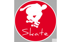 Skate - 10cm - Sticker/autocollant