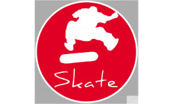 skate acrobatique - 20cm - Sticker/autocollant