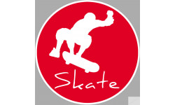 tricks skate - 20cm - Sticker/autocollant