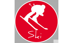 ski - 20cm - Sticker/autocollant
