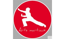 Arts martiaux série 3 - 5cm - Sticker/autocollant