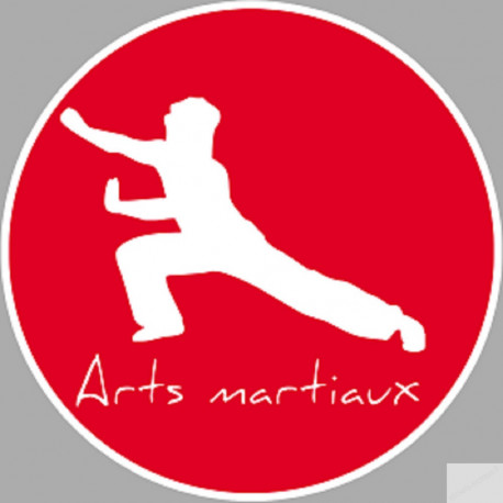 Arts martiaux série 3 - 5cm - Sticker/autocollant