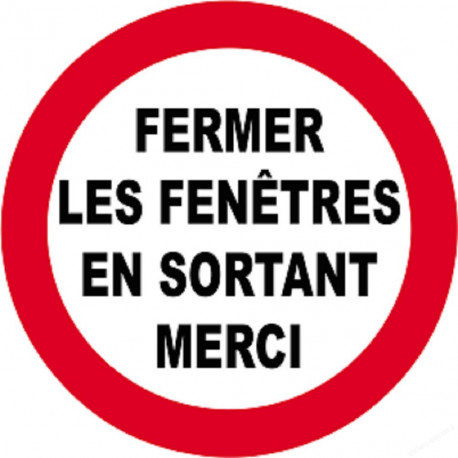 éteindre les lumières en sortant - 5cm - Sticker/autocollant