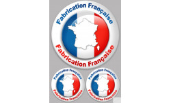 Fabrication Française (1 fois 20cm + 2 fois 10cm) - Sticker/autocollant