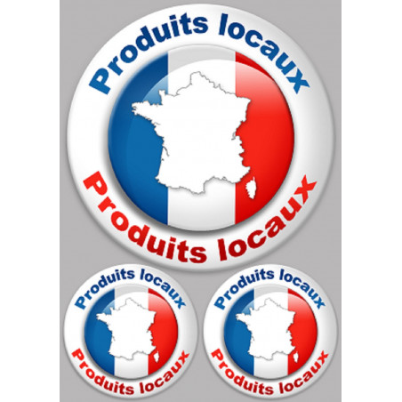 Produits locaux (1 fois 20cm + 2 fois 10cm) - Sticker/autocollant