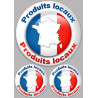 Produits locaux (1 fois 20cm + 2 fois 10cm) - Sticker/autocollant