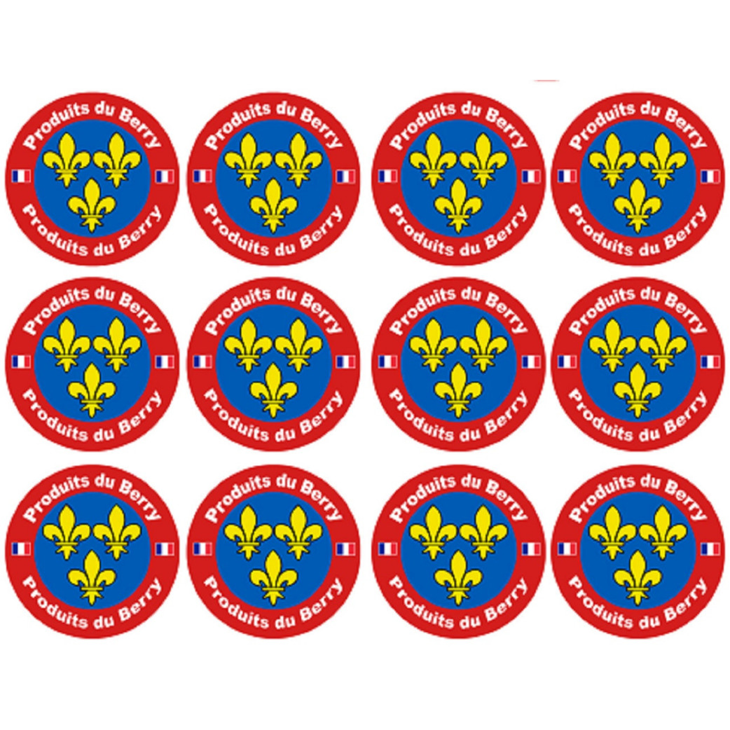 Produits du Berry - 12fois 5cm - Sticker/autocollant