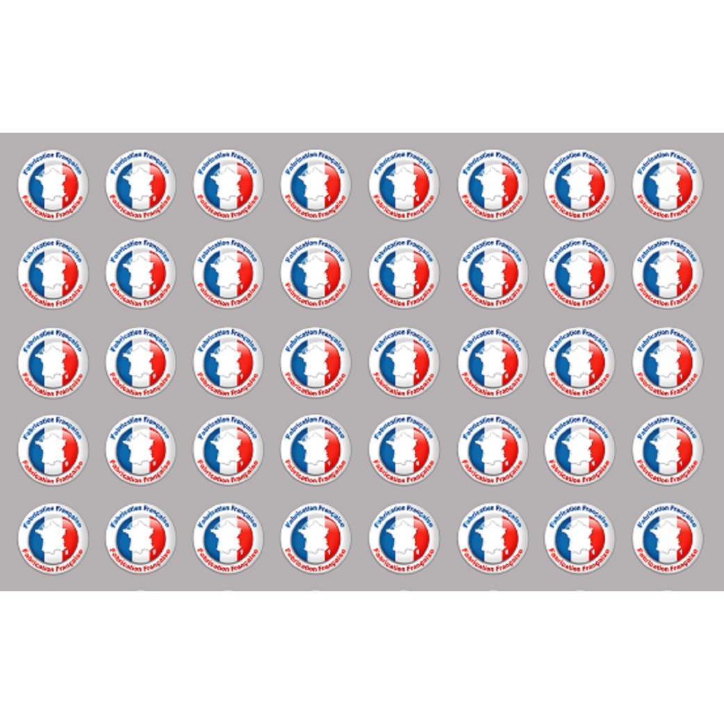 Fabrication Française (40 fois 2cm) - Sticker/autocollant