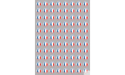 Fabrication française (88 fois 2cm) - Sticker/autocollant