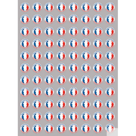 Fabrication Française (88 fois 2cm) - Sticker/autocollant