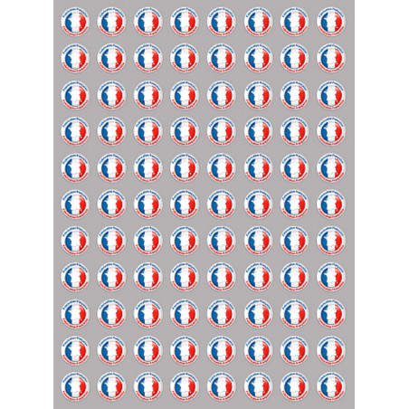 Fabrication Française (88 fois 2cm) - Sticker/autocollant