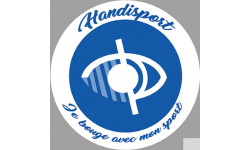 handisport malvoyant - 15cm - Sticker/autocollant