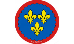 Blason du Berry - 15 cm - Sticker/autocollant