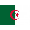 Drapeau Algérie (19.5x13cm) - Sticker/autocollant